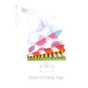  Party Hats, Birthday Note Card, 5.25x5.25: Home & Kitchen