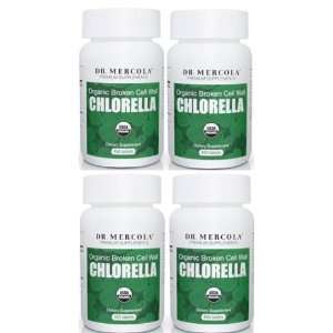  Mercola  Organic Broken Cell Wall Chlorella 4 Pack Health 