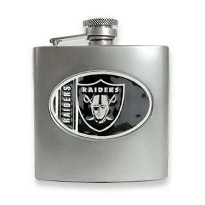  Oakland Raiders Stainless Steel Hip Flask Jewelry