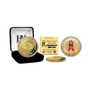  San Francisco 49ers BCA 24KT Gold Game Coin Sports 