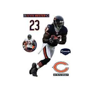 Fathead Devin Hester Chicago Bears Wall Decal: Sports 