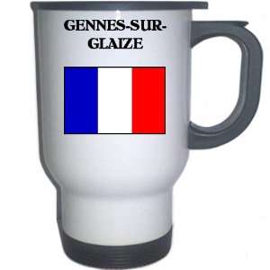 France   GENNES SUR GLAIZE White Stainless Steel Mug