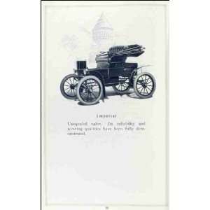 Reprint Baker electric vehicles; Imperial 1909 