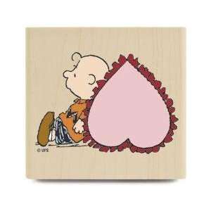  Charlies Heart (Peanuts)   Rubber Stamps Arts, Crafts 