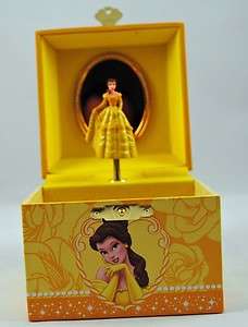 Disney Belle Beauty and the Beast Jewelry Musical Trinket Music Box 