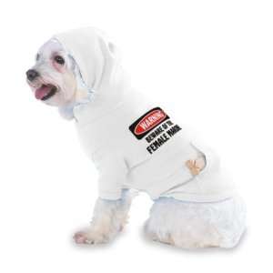   FEMALE MARINE Hooded (Hoody) T Shirt with pocket for your Dog or Cat