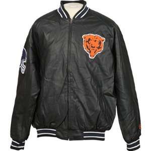   Chicago Bears Mens Embroidered Heavyweight Jacket: Sports & Outdoors