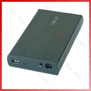   USB 2.0 IDE HDD Hard Disk Drive Enclosure External Case Black  