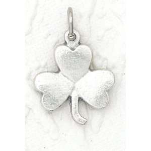  Celtic Shamrock Charm With Irish Holy Card and Religious Blessing 