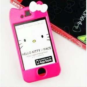 Newest iPhone 4G/4S Hello Kitty Face Hard Case/Cover/Protector(Hot 