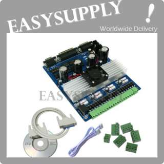 New 3 Axis TB6560 Motor Driver Stepper Board Controller With Box For 
