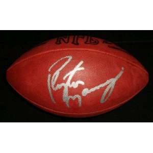 Peyton Manning Autographed Football   Autographed Footballs