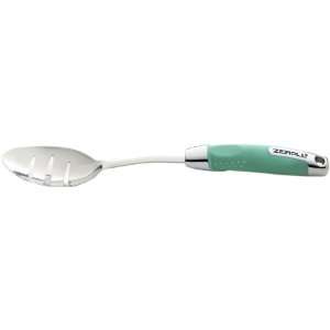   Ussentials 8711CS Stainless Steel Slotted Serving Spoon, Caribbean Sea