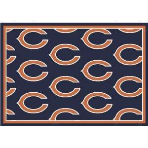   Chicago Bears 533321 1017 78 x 109 Blue Area Rug: Home & Kitchen