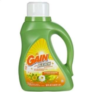 Gain liquid detergent 2X ultra with bleach 26 wash loads outdoor 