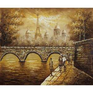  Art Reproduction Oil Painting   Famous Cities: Golden Day 