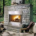 outdoor fireplace  