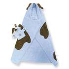 goldia Blue Puppy Hooded Cotton Terry Bath Towel