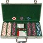   Poker 750 PaulsonR Tophat & Cane FULL Clay Chips w/Mahogany Case