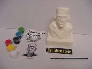 Frankenstein Bust Resin Kit Complete w/Paint  