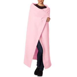 Gildan Womens Fleece Stadium Blanket, Light Pink, One Size at  