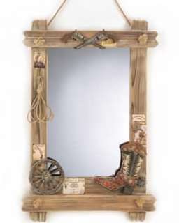 Southwestern Western Reflections Boots, Rope, Mirror  