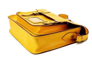 Genuine Leather Messenger Purse Laptop Bag Handbag 5cl  