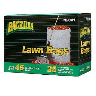 Lawn Bags   45 Gallons  Bagzilla Lawn & Garden Outdoor Tools 