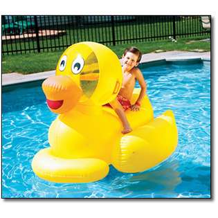 Swimline Inflatable Giant Ducky Pool Toy at 