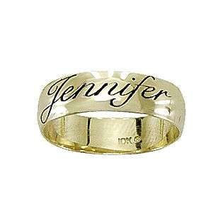 Ladies Personalized Ring Band  Jewelry Gold Jewelry Rings 