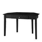 FurnitureMaxx 48 in. Wood Corner Desk   Black