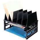 Officemate Letter Trays and Vertical Sorter, Black