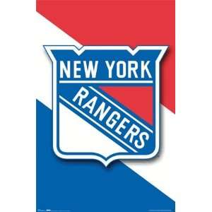  New York Rangers Logo Poster