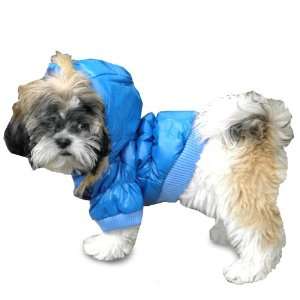  Platinum Pets Dog Winter Dog Coat, Small, Blue: Pet 