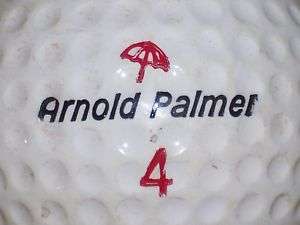 1969 ARNOLD PALMER CHARGER #4 SIGNATURE LOGO GOLF BALL  