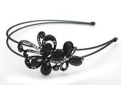 Rhinestone Headbands Flower Butterfly Hair Marble Crystal Head Beads 