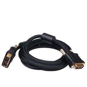    H&B DVI TO DVI VIDEO CABLE, 24K GOLD