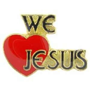  We Love Jesus Pin 1 Arts, Crafts & Sewing