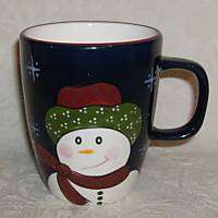 The Cellar CHRISTMAS TWILIGHT Snowman Coffee Mug  