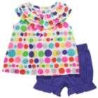 Carter’s® Carters Baby Girls Top and Short Set Multi Colored Dots