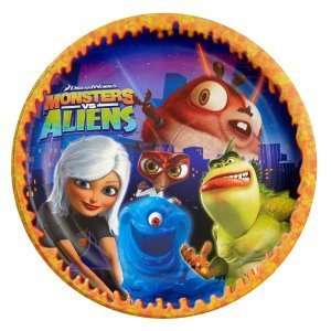    Monsters vs. Aliens Dessert Plates (8) Party Supplies Toys & Games