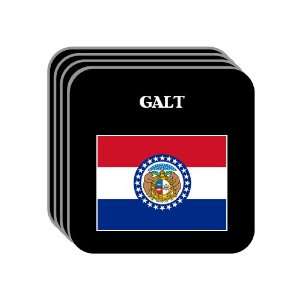  US State Flag   GALT, Missouri (MO) Set of 4 Mini Mousepad 