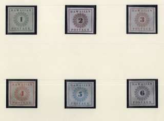 Hawaii Stamps Scarce Revenue Set  