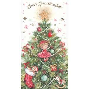  Christmas Card Great Granddaughter Merry Christmas Home 