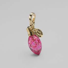 NeW JuIcY COuTuRe Pink Christmas Bulb Charm 4 Bracelet  