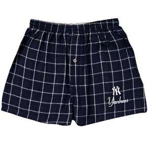  New York Yankees Navy Blue MLB Game Day Boxer Shorts 