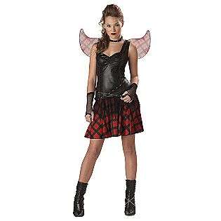 Rebel Fairy Teen Costume   Red  Totally Ghoul Seasonal Halloween Teen 