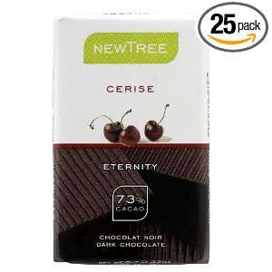 New Tree Blush 73% Cocoa Chocolate, Cherry, 0.32 Ounce (Pack of 25 