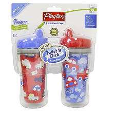 Pack Playtex The Insulator 9 oz. Spill Proof Cups   Boys (Colors 