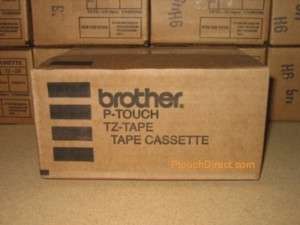 BX/6 Brother TZe251 P Touch Label Tape, TZ251, TZ 251  